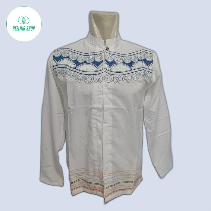 Baju koko pria adriano lengan panjang baju muslim uk L 1641