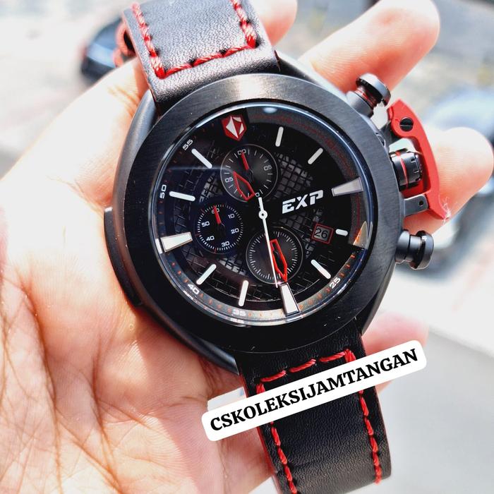 JAM TANGAN PRIA EXPEDITION E 3001 E3001 EXP 3001 BLACK RED ORIGINAL