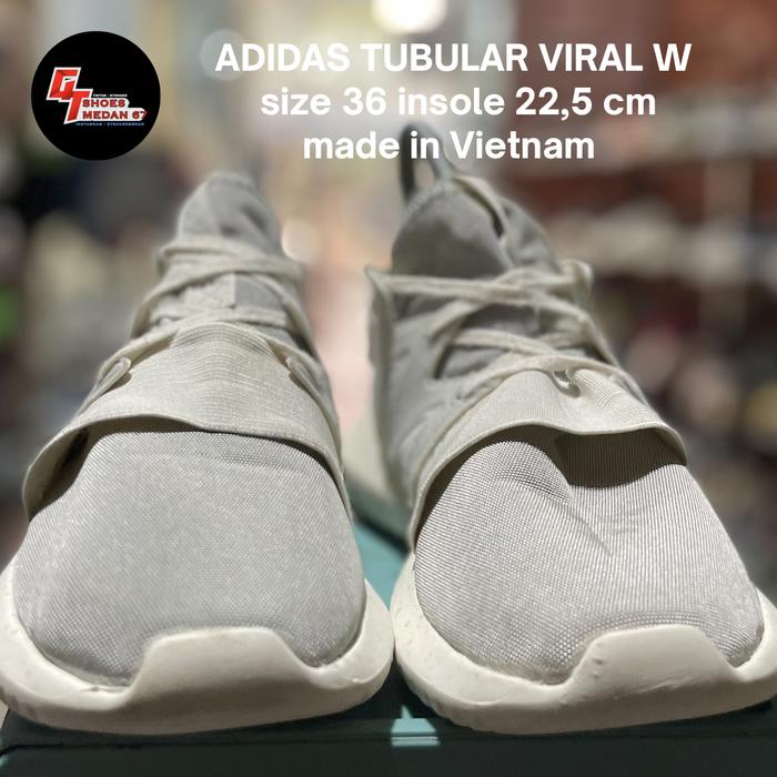 Sepatu Adidas Tubular Viral W size 36 insole 22,5 cm made in Vietnam