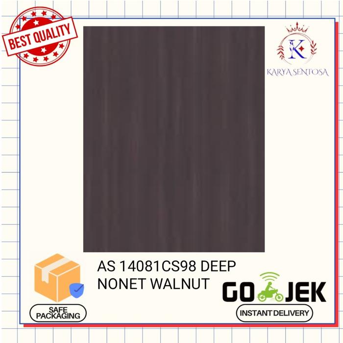 HPL AICA AS 14081 CS98 DARK NONET WALNUT / STRAIGHT GRAIN