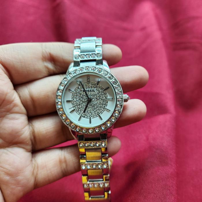 jam fossil stainless steel preloved