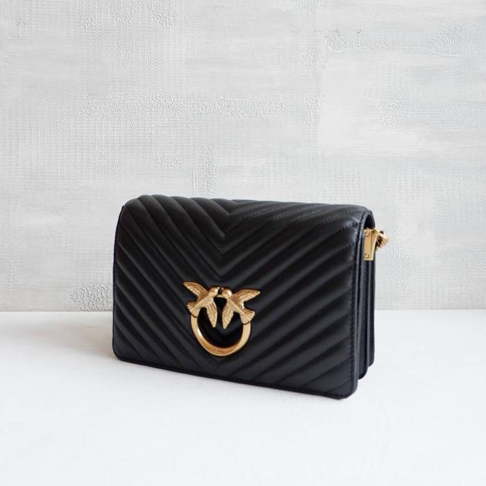 Tas wanita original - PINKO Love click Mini Crossbody Bag