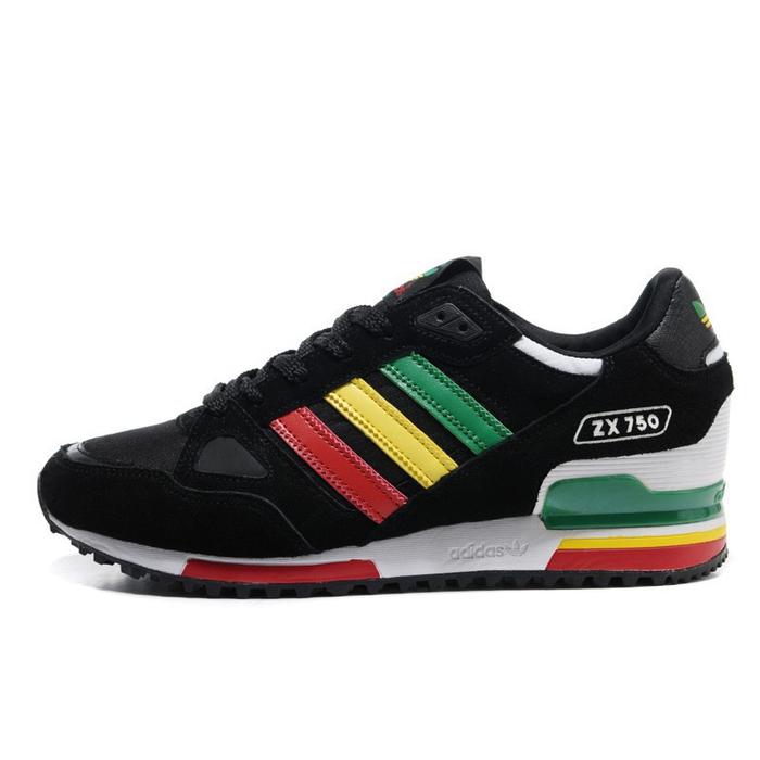 Sepatu Adidas ZX 750 Rasta Original