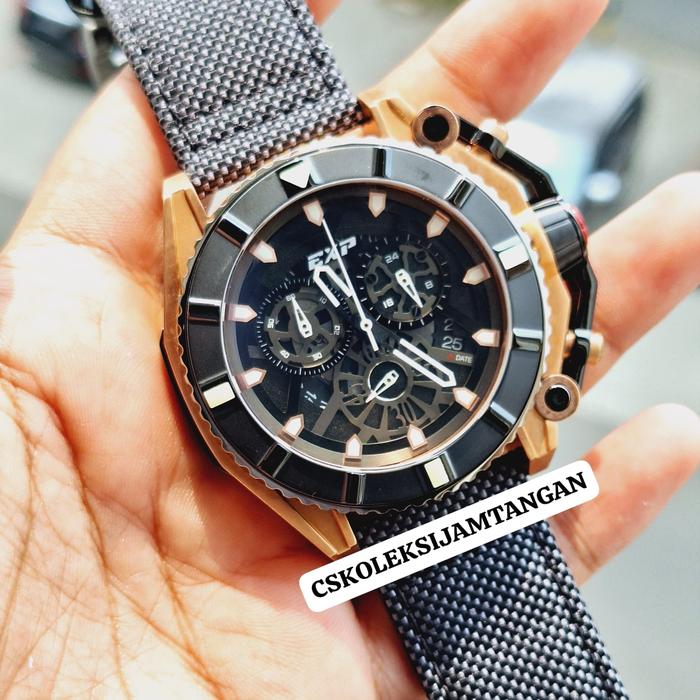 JAM TANGAN PRIA EXPEDITION E 3009 E3009 EXP3009 ROSEGOLD BLACK ORIGINA