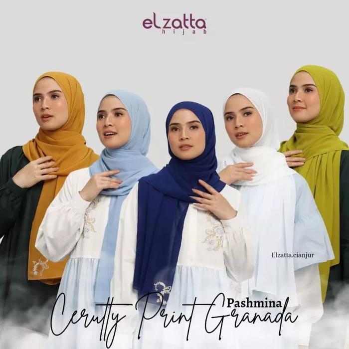 PASHMINA CERUTY PRINT GRANADA ELZATTA