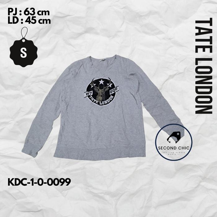 Crewneck TATE LONDON ORIGINAL | Crewneck Pria | Sweater TATE LONDON |