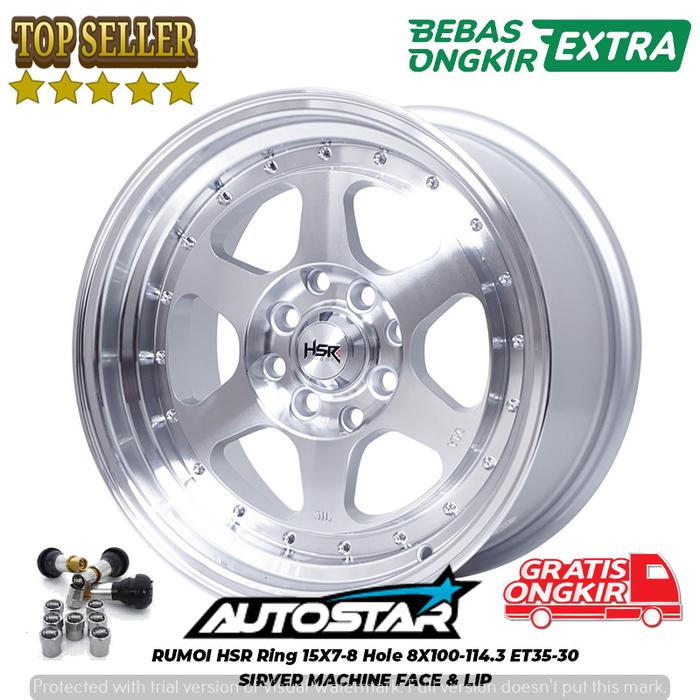 VELG HSR RUMOI R15 PAS BUAT MOBIL Aerio, Celerio, Ciaz,