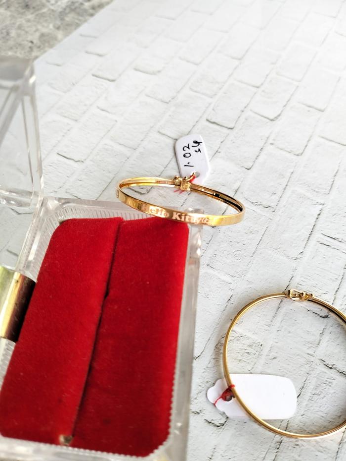 Gelang Anak Bayi Perempuan Emas Asli Gelang Tangan Kolong Terbaru Anak