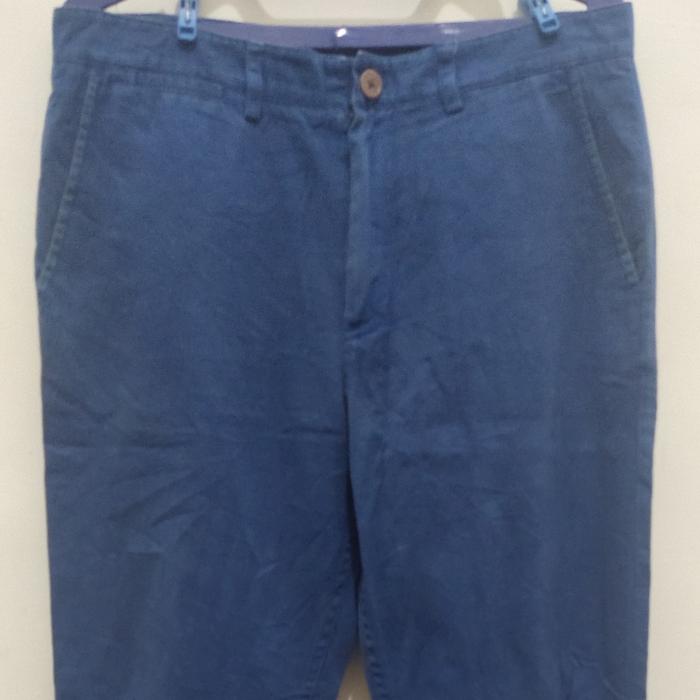 Celana Panjang Thrift preloved pria slim fit (biru)