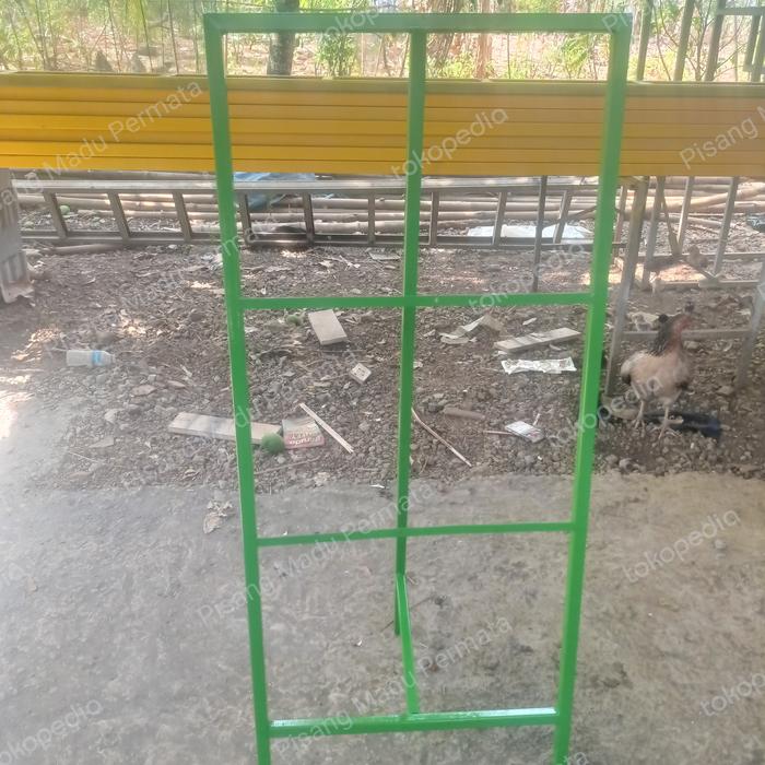 Rangka Besi Papan Nama Banner