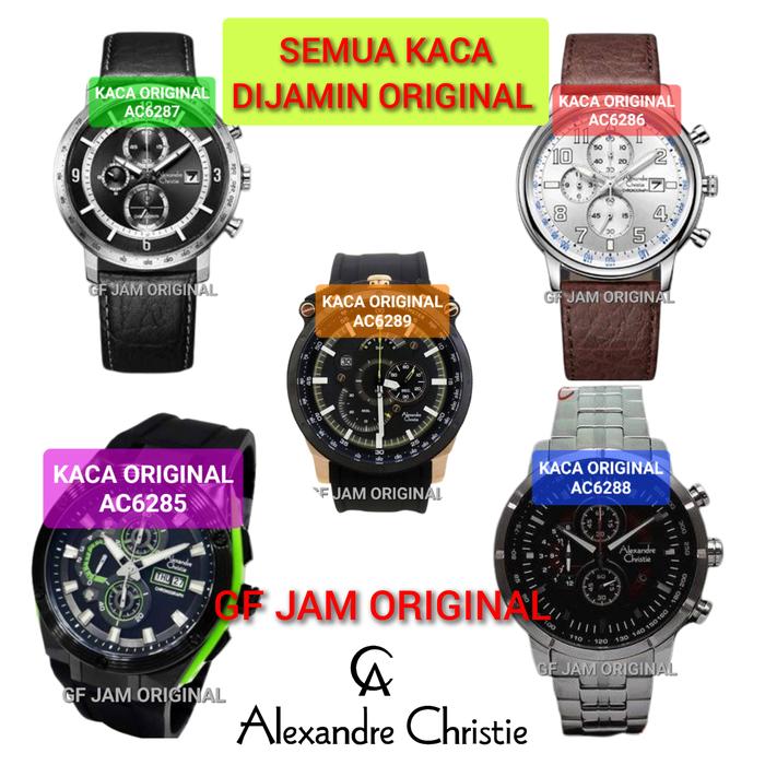 KACA JAM TANGAN ALEXANDRE CHRISTIE ORIGINAL AC6280 AC6281 AC6282 AC6283 AC6284 AC6285 AC6286 AC6287 