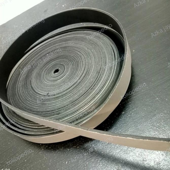 karet tape/rubber tape bahan karet ada lem perekat 3mm 2cm x 10m