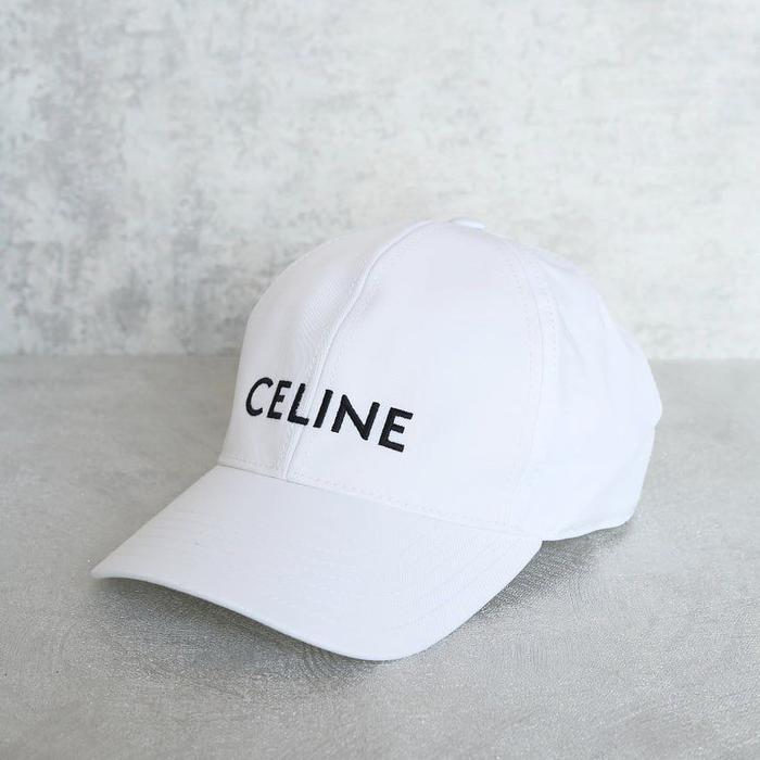 Topi original - CELINE Embroidered Logo Baseball Cap