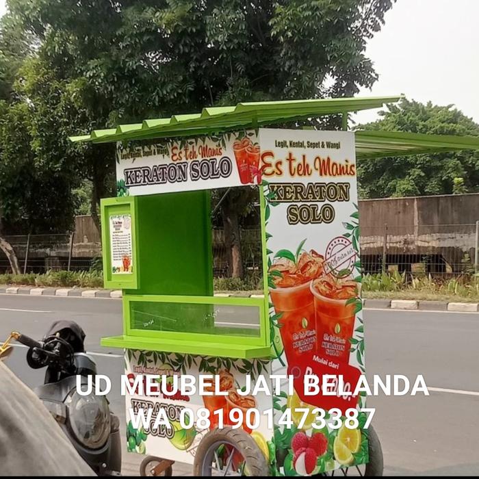 gerobak es teh viral gerobak franchise es teh solo gerobak minuman