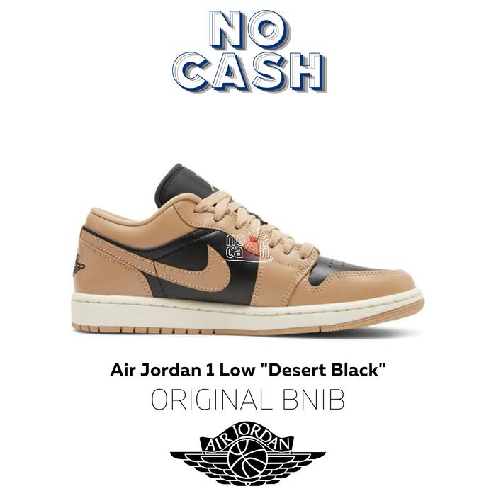 Sepatu Air Jordan 1 Low Desert Black / Air jordan 1 Low Original BNIB