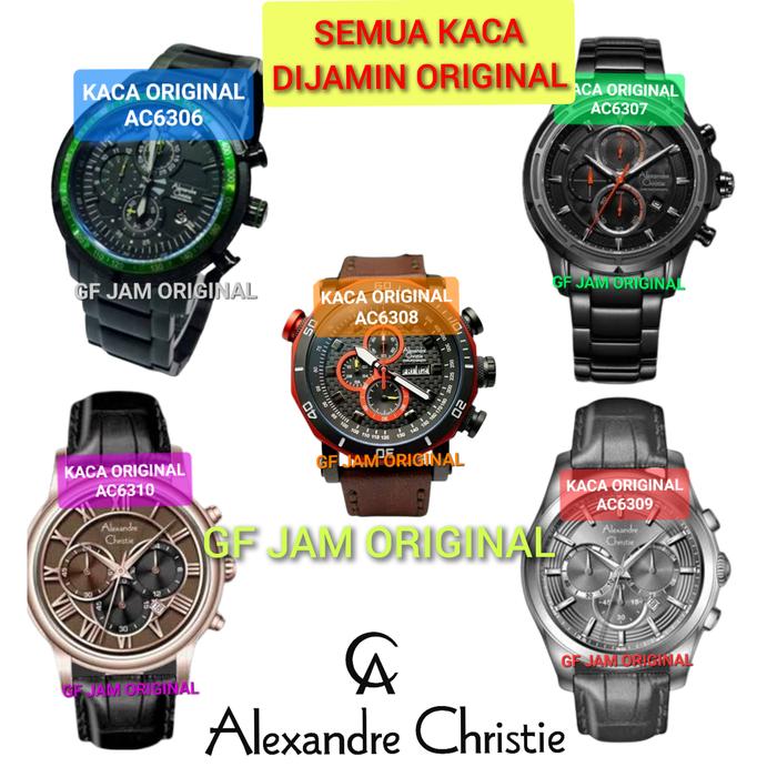 KACA JAM TANGAN ALEXANDRE CHRISTIE ORIGINAL AC6301 AC6302 AC6303 AC6304 AC6305 AC6306 AC6307 AC6308 