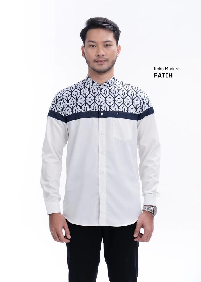 FATIH dan FATIH LONG kemko modern kemeja Pria Fadkhera