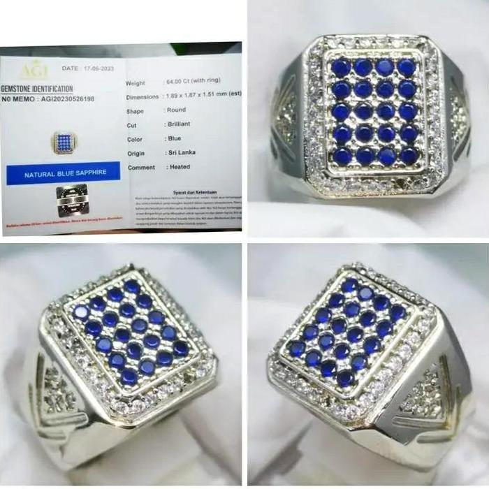natural blue sapphire