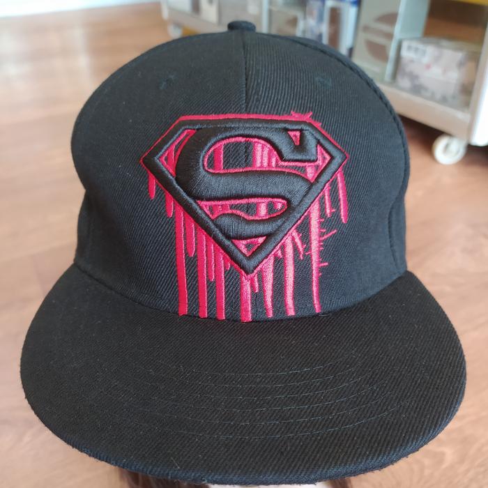 Topi Pria Superman (New Era 59Fifty- original) Size 7 inch Black