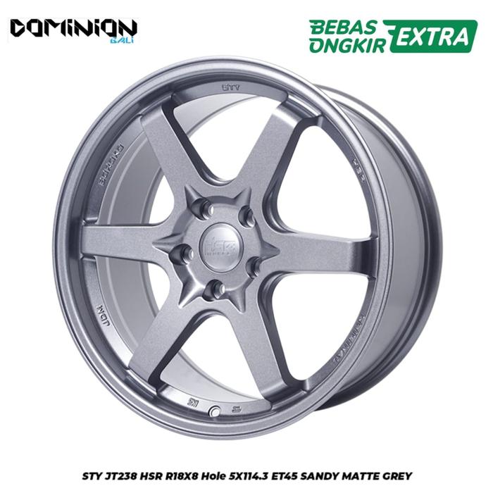 Velg Mobil TE37 Ring 18 Original Sandy Grey Bestfor Camry,Innova,Civic