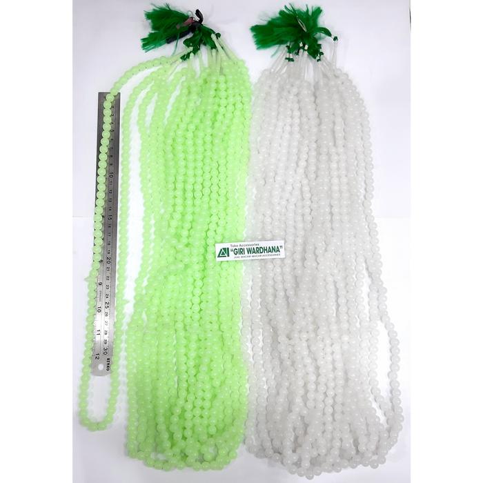 Tasbih Fosfor 99 Terlihat Dalam Gelap BESAR 10mm Isi 12pcs Grosir