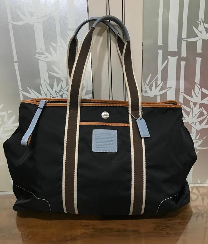TAS HANDBAG COACH ORIGINAL PRELOVED WARNA HITAM 41x17x27 cm (PxLxT)
