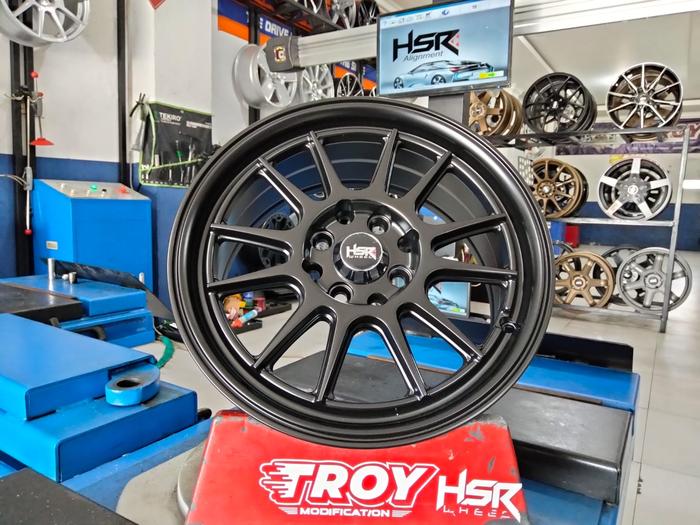 Velg Racing ENDE 346 HSR R15 Hitam Promo 4juta 1set