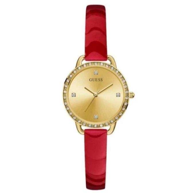 GUESS GW0437L1 Jam Tangan Kulit Analog Wanita Original