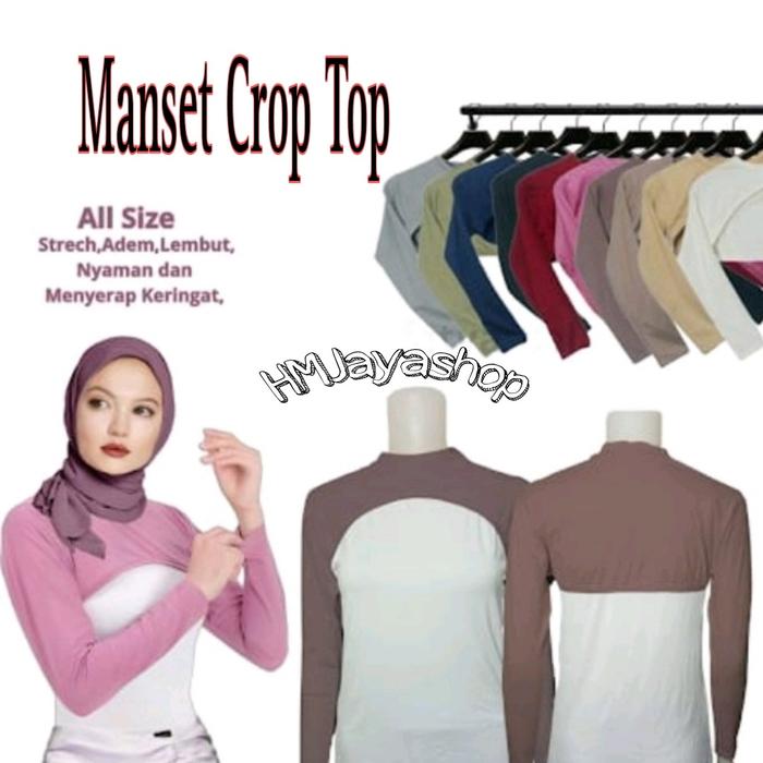 Manset Crop Top Inner Setengah badan Kimberly