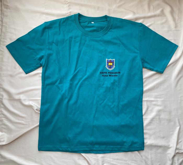 Preloved Seragam Anak Sekolah Penabur Kaos Retreat Hijau