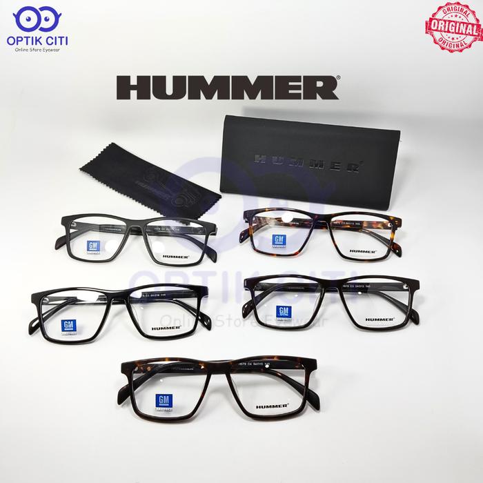 Frame Kacamata Pria Hummer H 679 Ringan Kotak Original