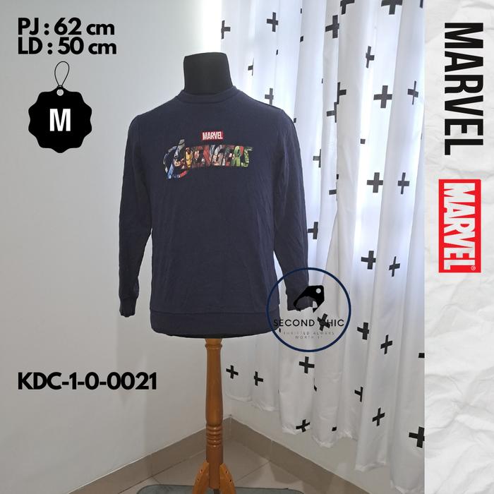 Crewneck MARVEL ORIGINAL | Crewneck Pria | Sweater MARVEL | Crewneck