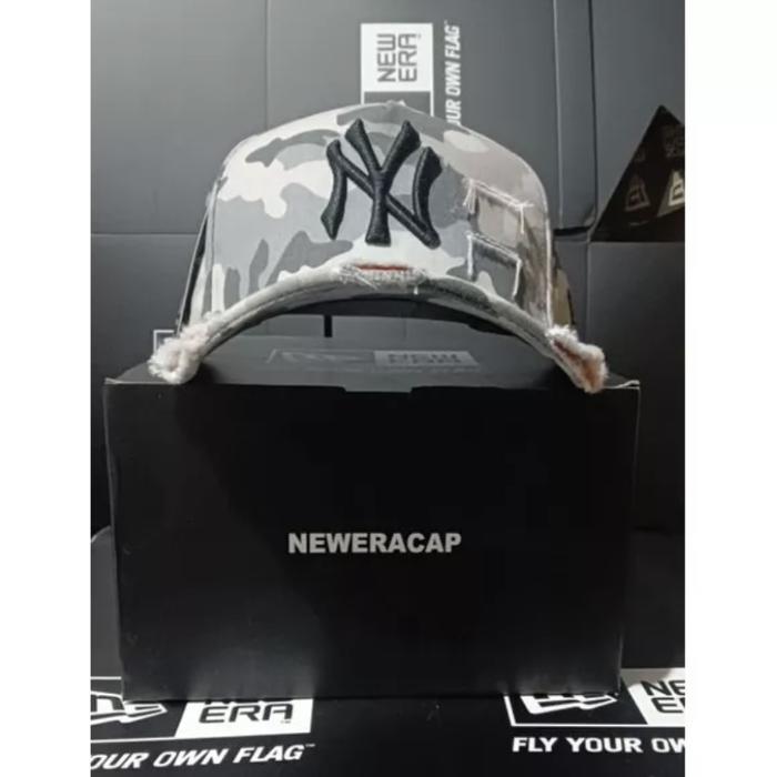 Topi NY Damage White Camo - Topi Premium