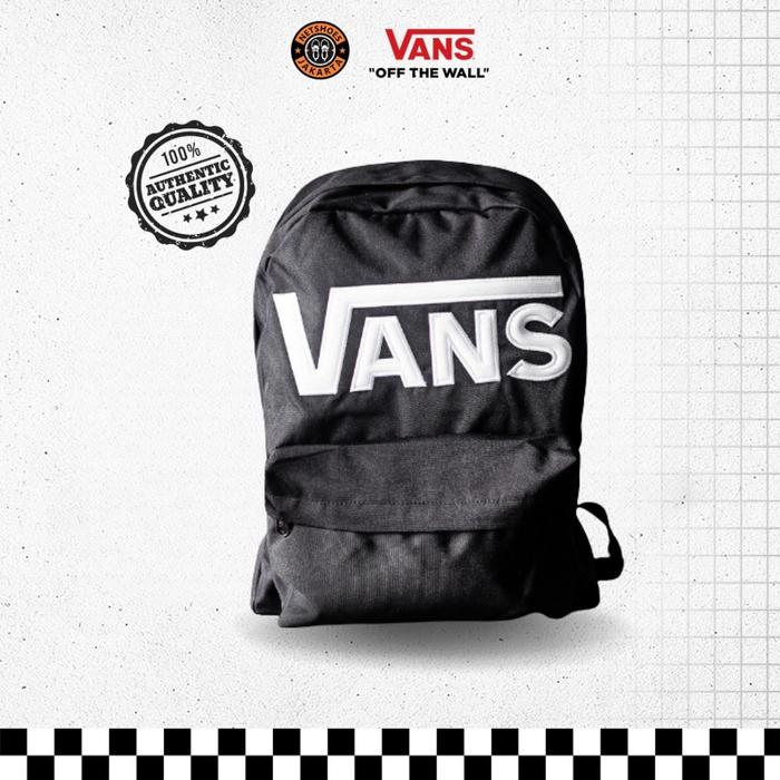 Net Project Vans Old Skool Drop V Backpack Tas Ransel Pria Wanita Ori