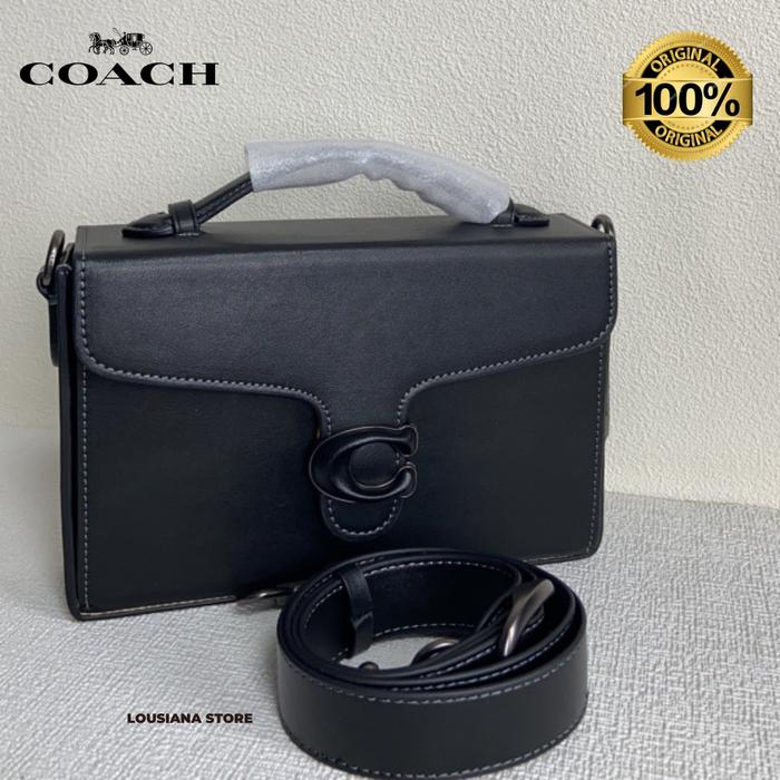 Coach  Vintage Tabby Box Shoulder Bag Crossbody Bag Black