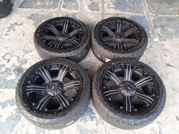 velg mobil bekas hsr yawosi emr ring 20 pcd 6x139 bonus ban second