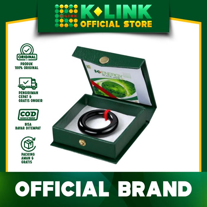 Cincin K Energy Black Jade K Link | Penambah Ukuran & Keperkasaan Pria