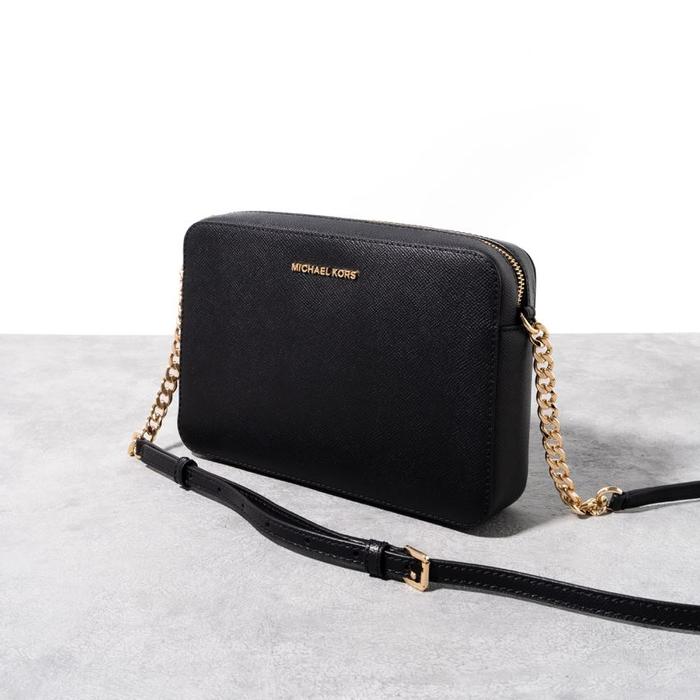 MK Jet set large camera crossbody bag leather 22.8x10x5 CM (DB ori)