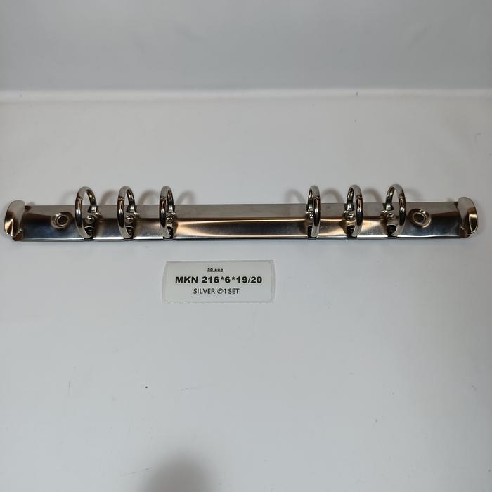 MEKANIK BINDER 216mm 6 RING @1 PCS PANJANG 216mm 6 RING