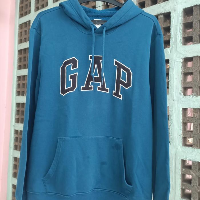 KCK HOODIE GAP JAKET PRIA WARNA BIRU THRIFTING