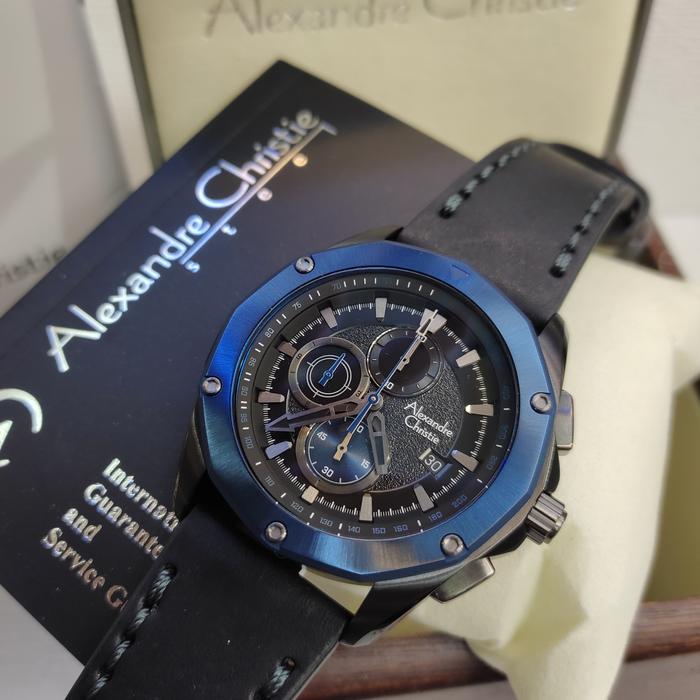 Jam PRIA ORIGINAL Alexandre Christie Ac 6663 MC Leather All Stainless