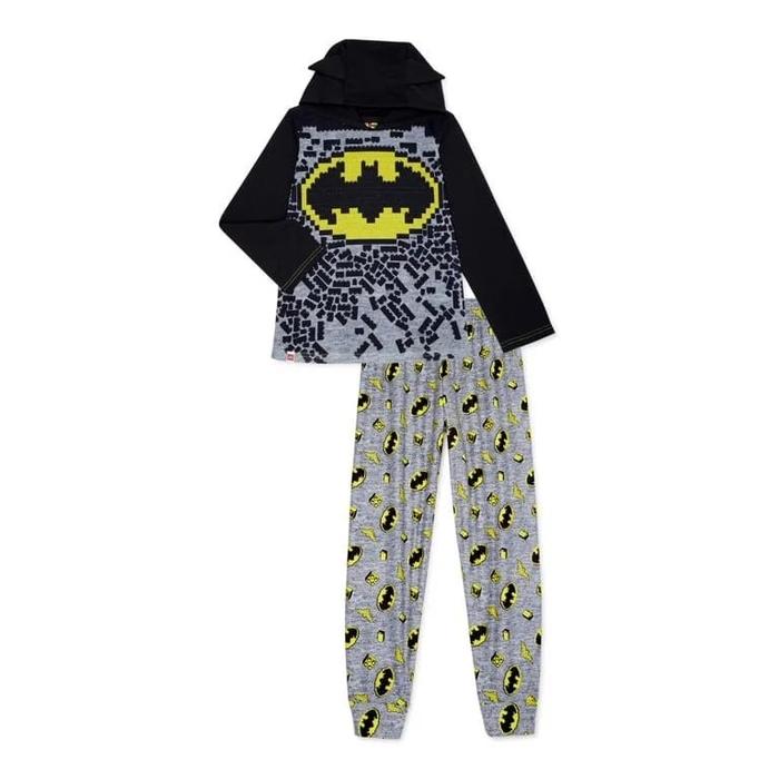 Lego Batman Hoodie Pajama Set Size 8