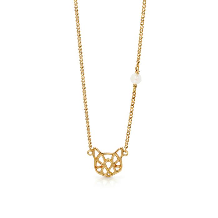 Bedoco Cat Silhouette Silver Necklace | Kalung Sterling Silver 925