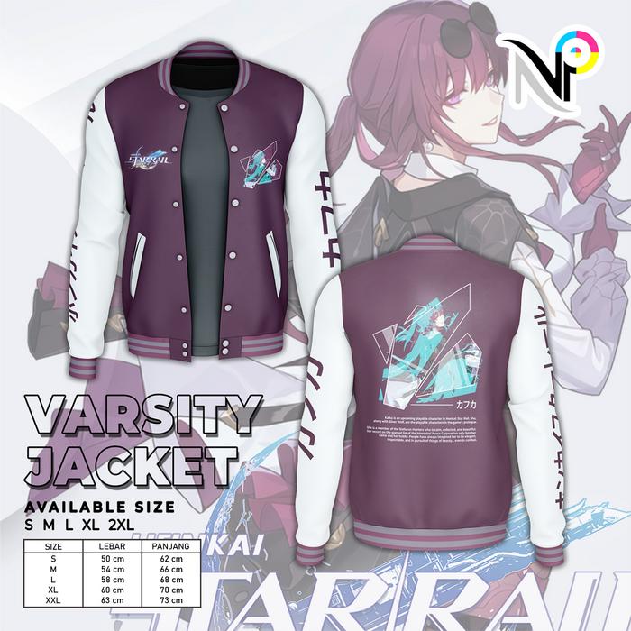 Jacket Varsity / Varsity Jacket Honkai Star Rail KAFKA