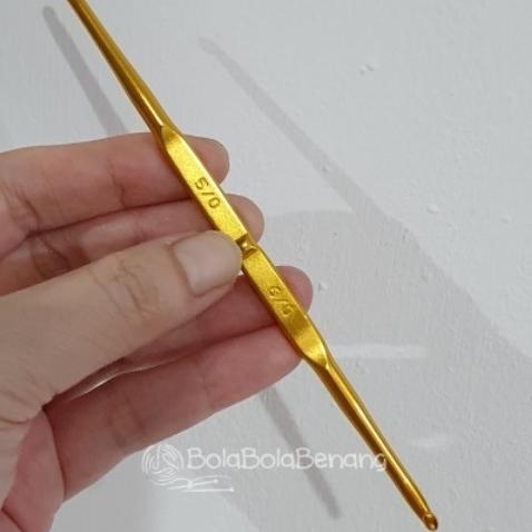 Tulip Gold Double Pointed Crochet Hook