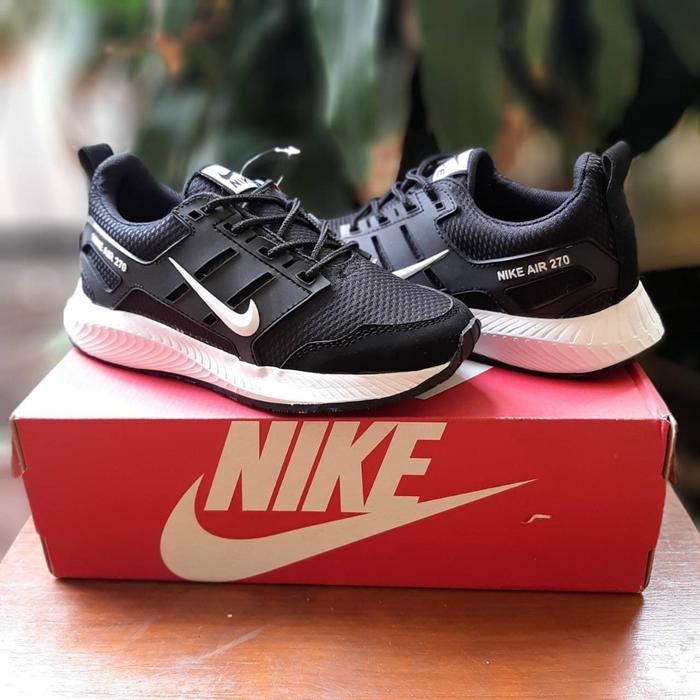 SEPATU SNEAKERS NIKE GRADE 270 ORIGINAL HITAM PUTIH