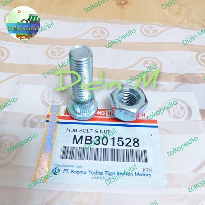 Baut roda + mur Mitsubishi L300 Ori