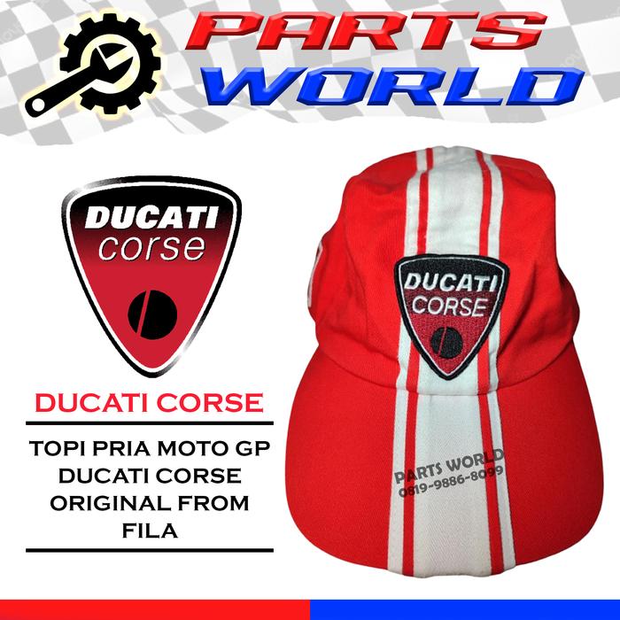 TOPI PRIA MOTO GP DUCATI CORSE ORIGINAL FROM FILA