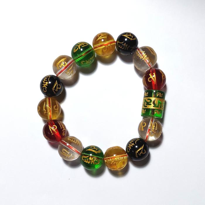gelang mantra budha batu