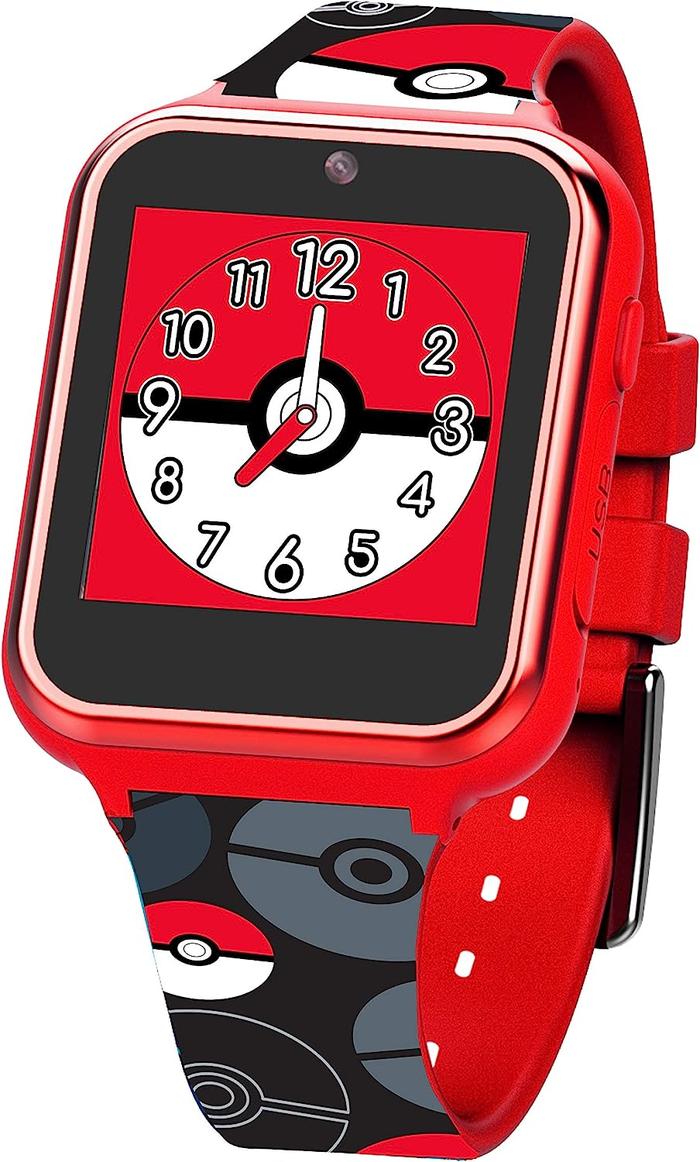 Accutime Kids Pokemon Pokeball Red Smart Watch